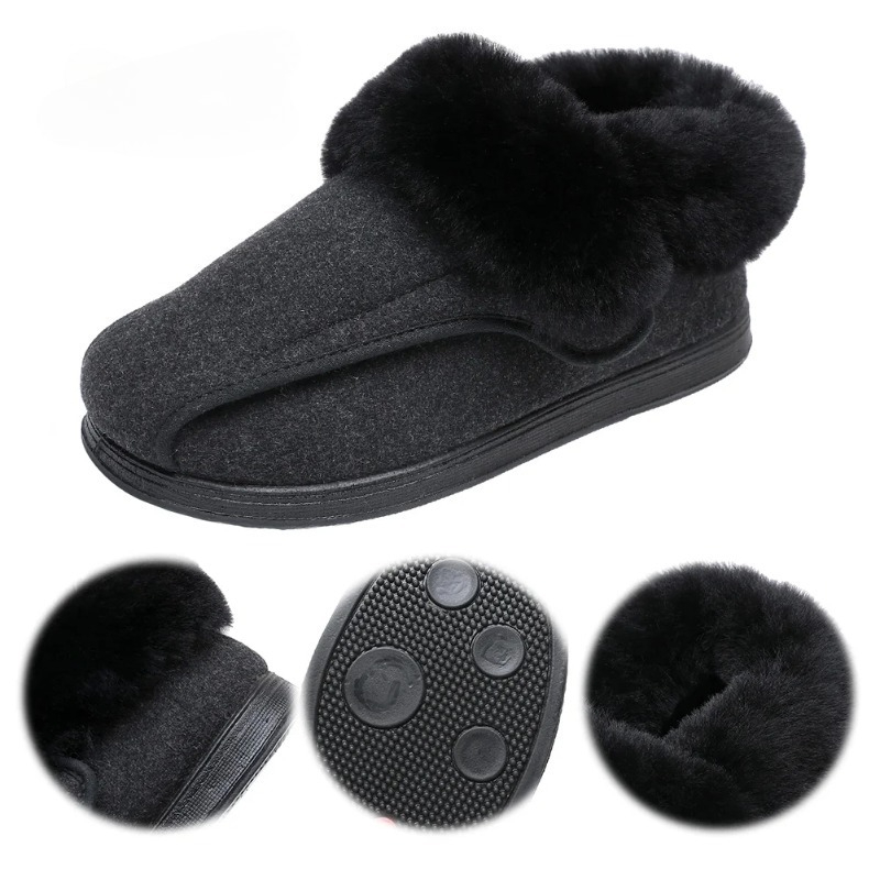 Women'S Shoes Neuropathy - Zapatos para Diabéticas, Cálidos para Invierno,