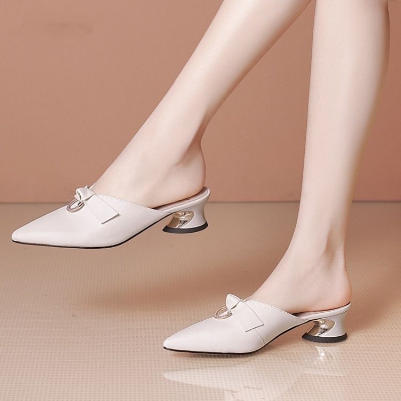 Women Shoes Ysl - Zapatos de lujo Rhenstone Mules Zapatillas