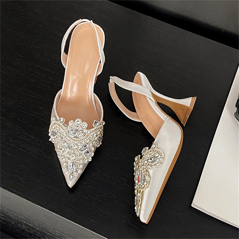 Women Shoes Ysl - Eilyken primavera cristal diamante Slingback mujeres