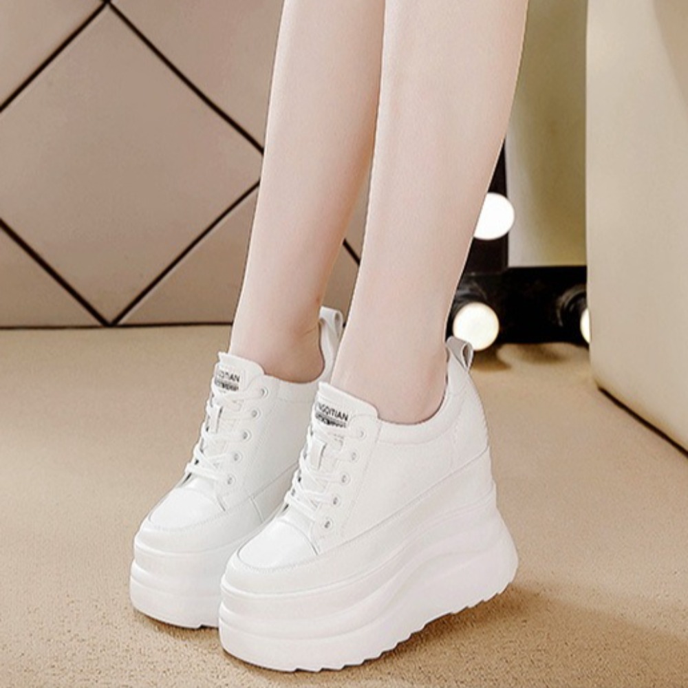 Wedge Heeled Sneaker - Zapatillas de deporte informales para mujer,