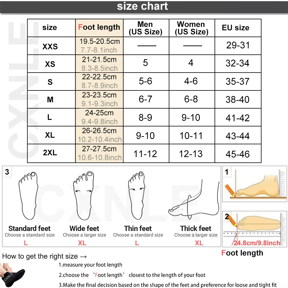 Calcetines de buceo de neopren - Women'S Shoes Neuropathy reseña y precio
