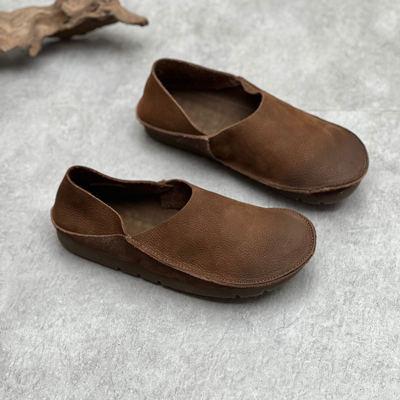 Mocasines Casuales Retro de Cu - Loafer Flat Women reseña y precio
