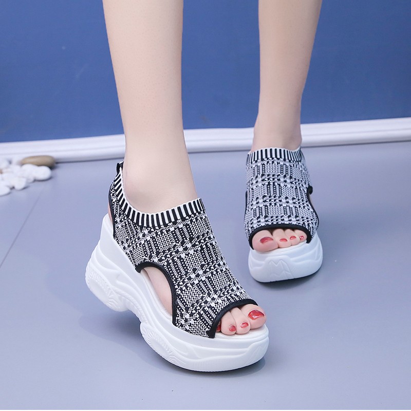 Sandalias de mujer 2025, sanda - Wedge Heeled Sneaker reseña y precio