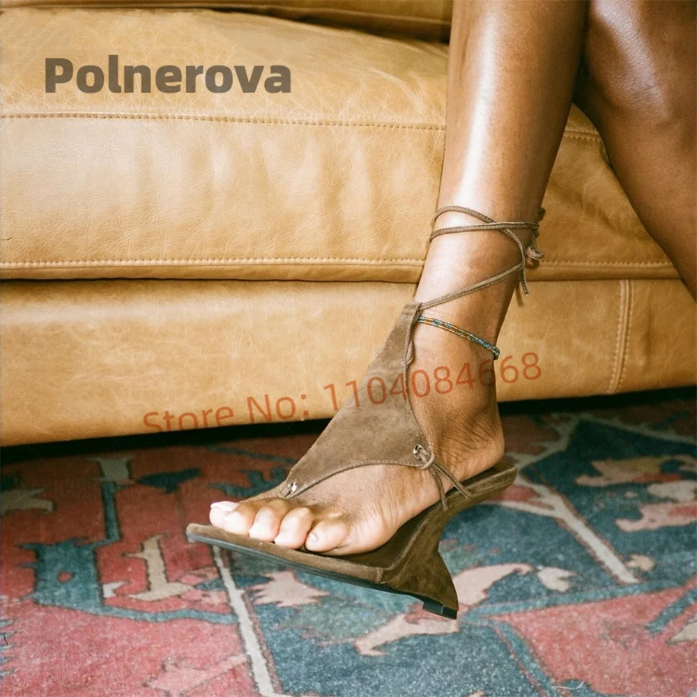 Sandalias sexis de ante marrón - Wedge Heeled Sneaker reseña y precio