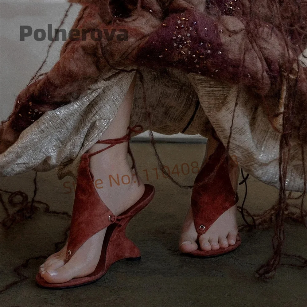 Sandalias sexis de ante marrón - Wedge Heeled Sneaker reseña y precio