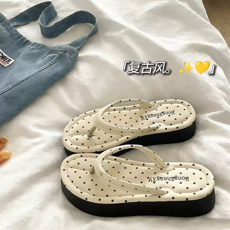 Chanclas de plataforma con lun - Cork Wedge Sandal reseña y precio