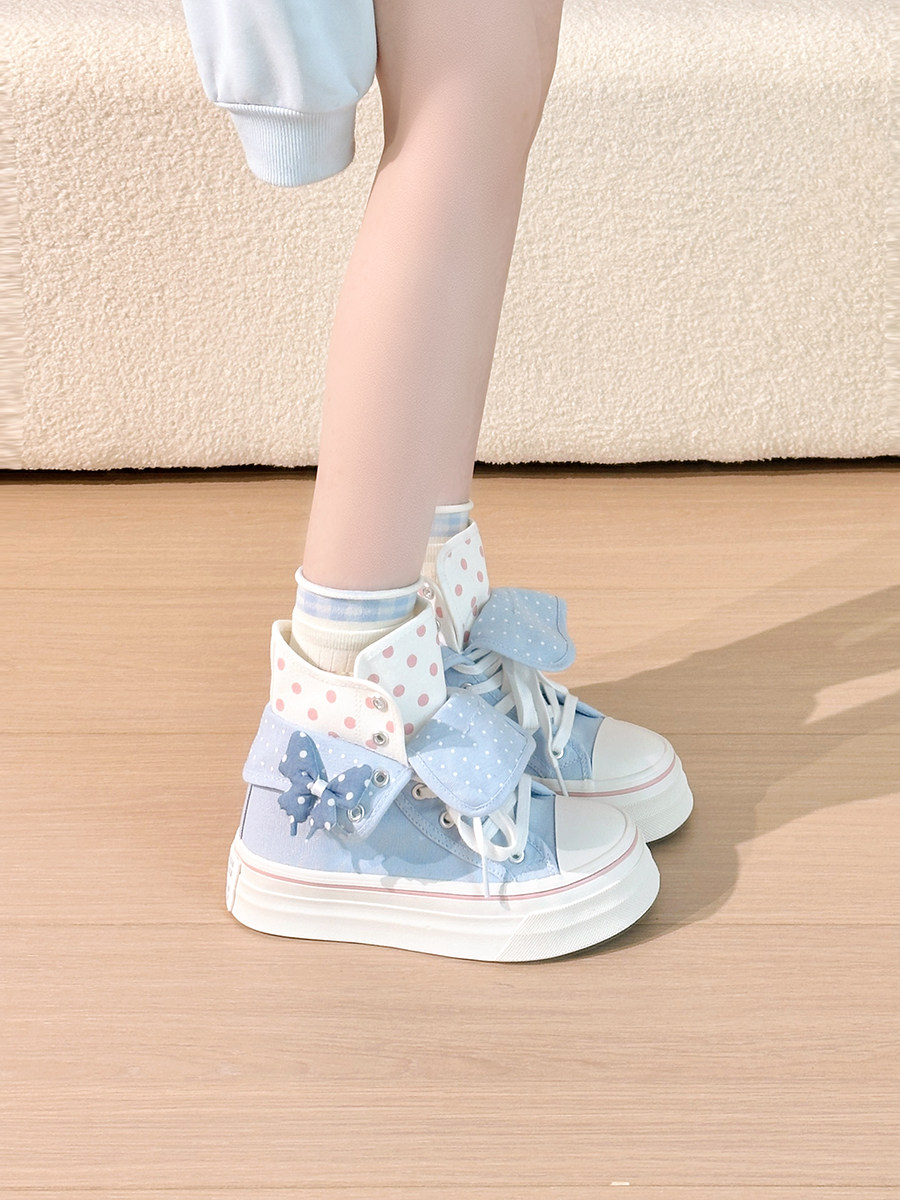 Zapatillas de lona de caña alt - Women'S Shoes Trendy reseña y precio