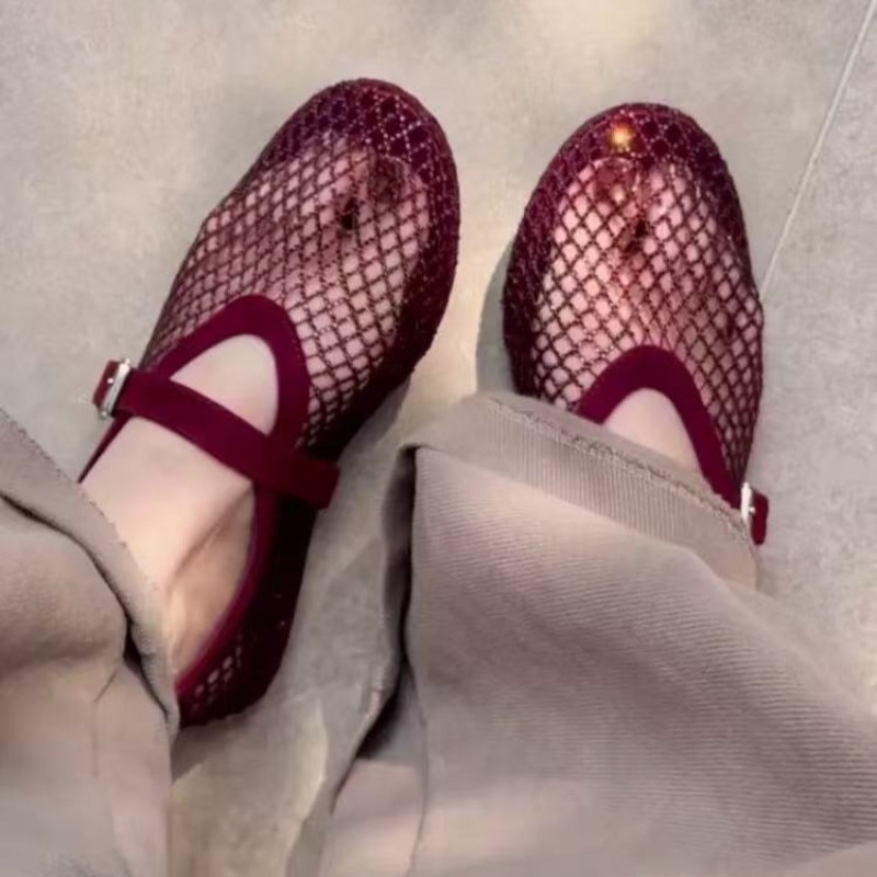 Sandalias Baotou con Pedrería  - Women Shoes Model reseña y precio