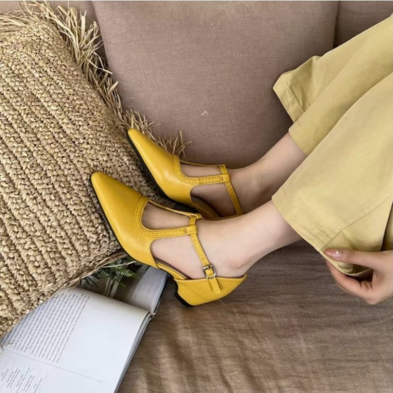 Zapatos de Tacón Amarillo Will - Women'S Shoes Yellow reseña y precio