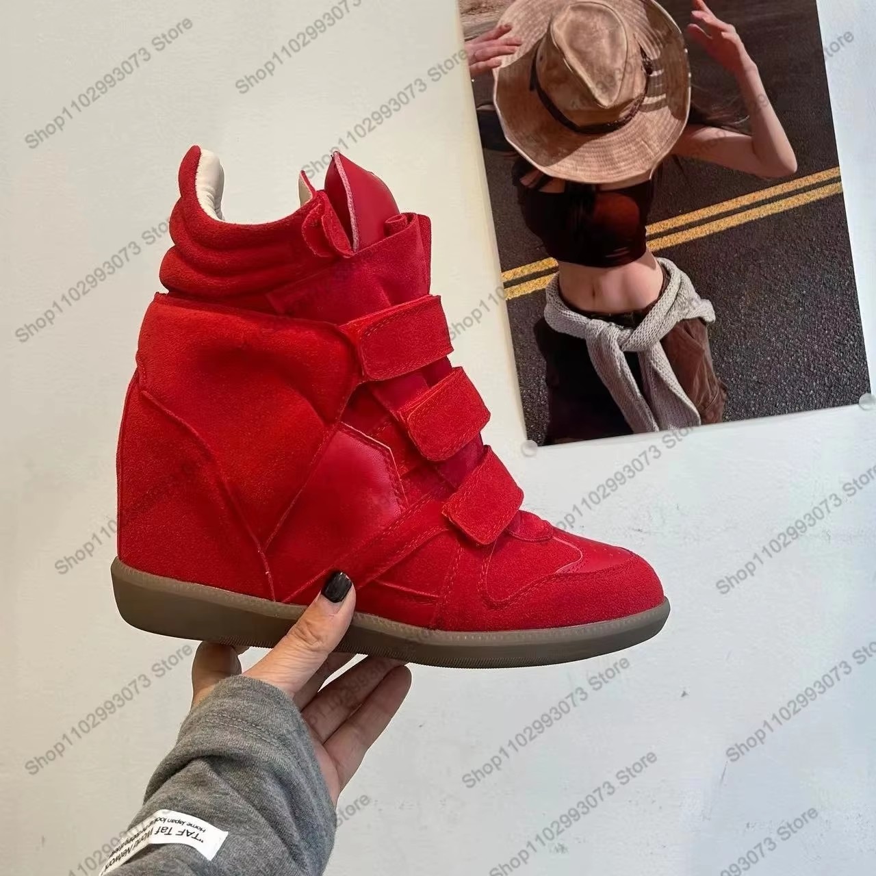 Zapatillas de deporte de caña  - Wedge Heeled Sneaker reseña y precio