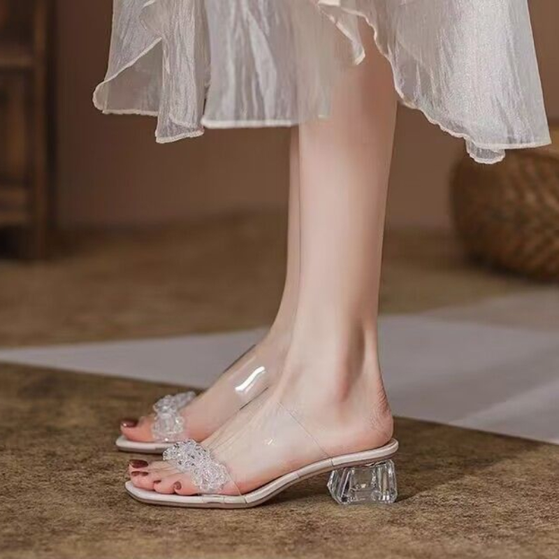Diapositivas Rhenstone Sandali - Women Shoes Ysl reseña y precio